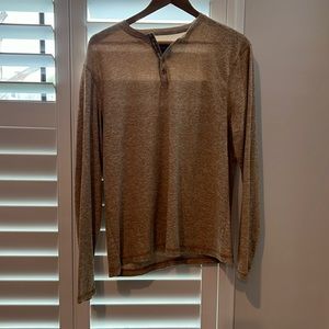 Button up casual V neck